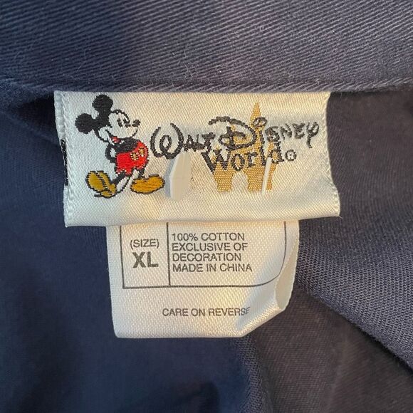 Walt Disney World Embroidered Mickey Mouse Harrington Jacket XL - Picture 4 of 5
